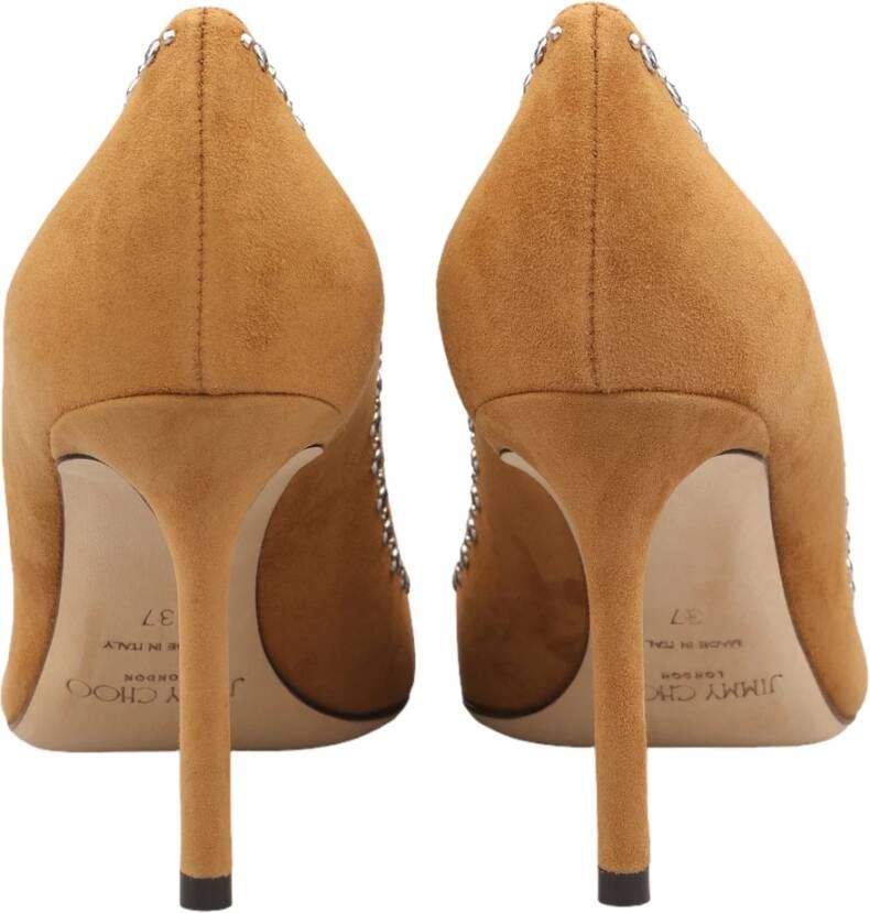 Jimmy Choo Veelzijdige Decolletes voor elk klimaat Bruin Dames