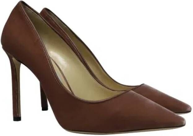 Jimmy Choo Velvet heels Brown Dames