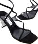 Jimmy Choo Verpletterd Zwart Zilver Suède Sneakers - Thumbnail 2