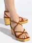 Jimmy Choo Wig Sandalen Ayla 85 Brown Dames - Thumbnail 2