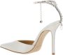 Jimmy Choo Pumps met kristal enkelband en hoge stiletto Gray Dames - Thumbnail 3