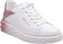 Jimmy Choo Witte Leren Glitter Sneakers White Dames - Thumbnail 2