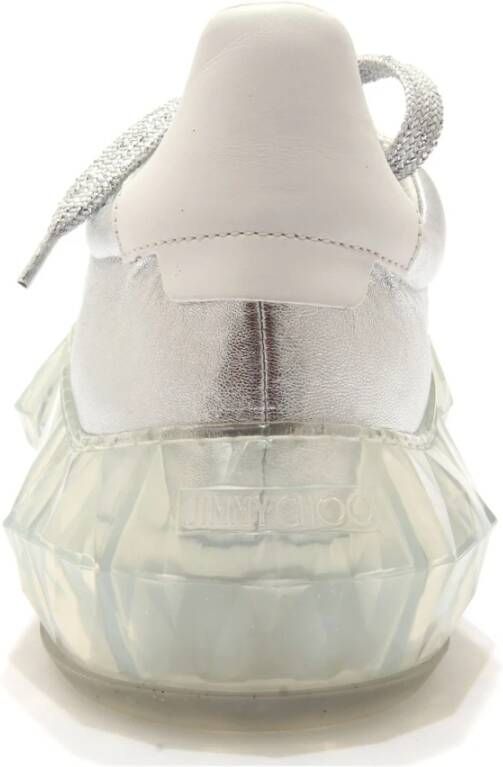 Jimmy Choo Witte Leren Schoenen Diamond Stijl