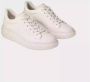 Jimmy Choo Witte leren sneakers met diamantmotief White Dames - Thumbnail 8
