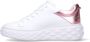 Jimmy Choo Witte leren sneakers met diamantmotief White Dames - Thumbnail 11