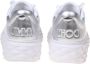 Jimmy Choo Witte Zilveren Leren Sneakers White Dames - Thumbnail 5