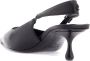 Jimmy Choo Zachte leren Slingback Decolletage Hakken Black Dames - Thumbnail 3