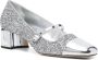 Jimmy Choo Zilver Glitter Platte Schoenen met Parel Detail Gray Dames - Thumbnail 8
