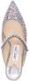 Jimmy Choo Zilveren Glitter Puntige Neus Platte Schoenen Gray Dames - Thumbnail 8