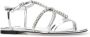 Jimmy Choo Zilveren Leren Gwyn Sandalen - Thumbnail 2