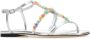 Jimmy Choo Zilveren Nappa Leren Daisy Sandalen - Thumbnail 2