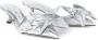 Jimmy Choo Zilveren Strik Hoge Hakken - Thumbnail 2
