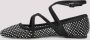 Jimmy Choo Zwarte platte schoenen met kristalmesh Black Dames - Thumbnail 8