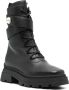 Jimmy Choo Zwarte Kalfsleren Dikke Rubberen Zool Veterschoen Black Dames - Thumbnail 6