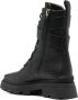 Jimmy Choo Zwarte Kalfsleren Dikke Rubberen Zool Veterschoen Black Dames - Thumbnail 7