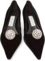 Jimmy Choo Zwarte Kristallen Pumps - Thumbnail 2
