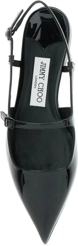 Jimmy Choo Zwarte lakleren ballerina`s
