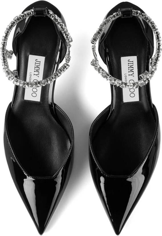 Jimmy Choo Zwarte Stevie Elegante Hoge Hakken Black Dames