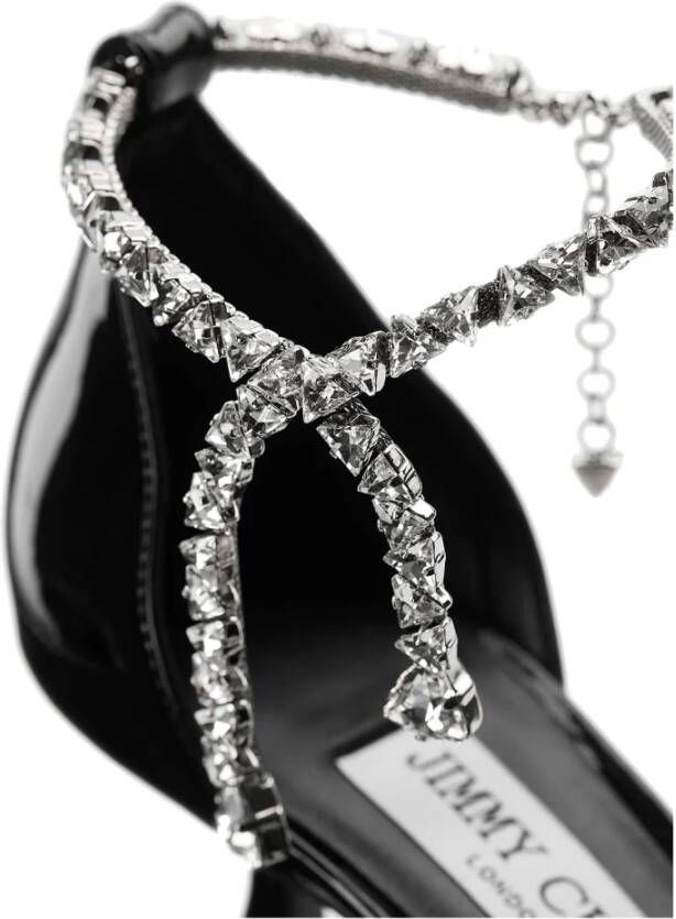 Jimmy Choo Zwarte Stevie Elegante Hoge Hakken Black Dames