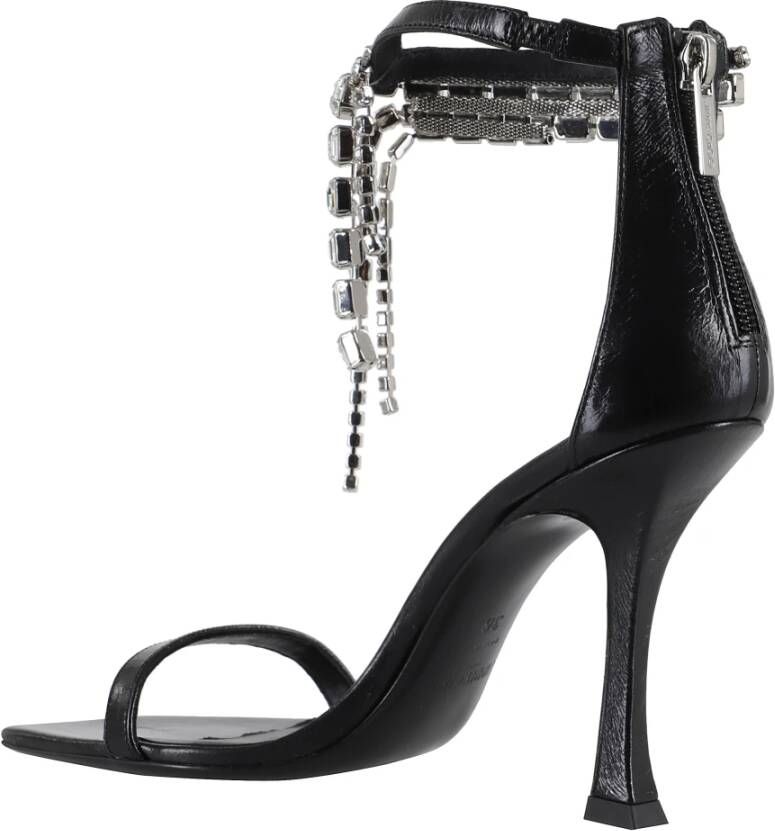 Jimmy Choo Zwarte Lakleren Sandaal
