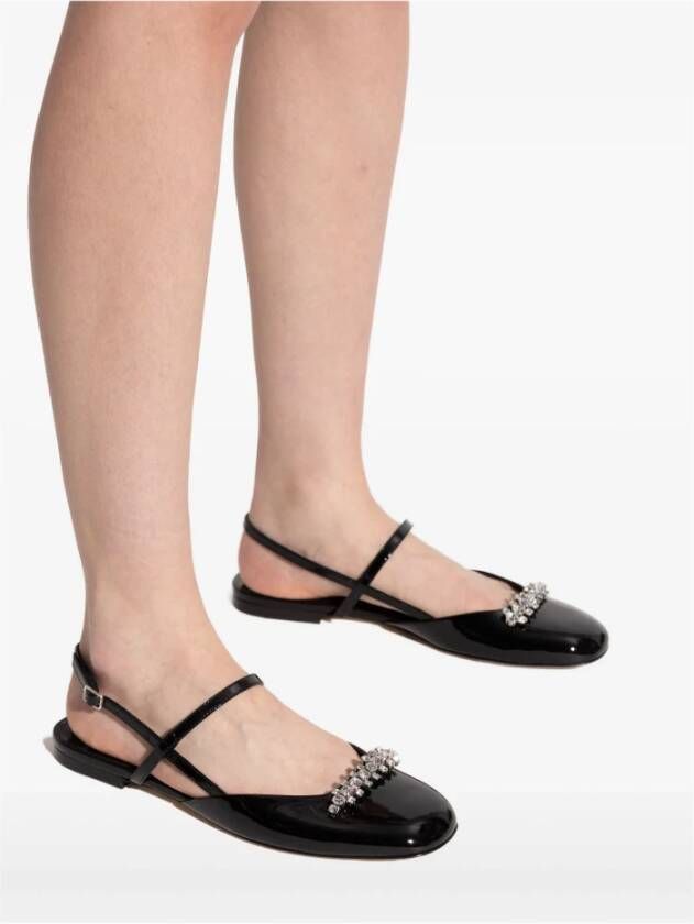 Jimmy Choo Zwarte Lakleren Veterschoenen