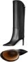 Jimmy Choo Zwarte leren kniehoge laarzen - Thumbnail 2