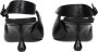 Jimmy Choo Zwarte Leren Platte Sandalen - Thumbnail 2