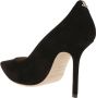 Jimmy Choo Elegante Zwarte Suède Love Pumps Black Dames - Thumbnail 2
