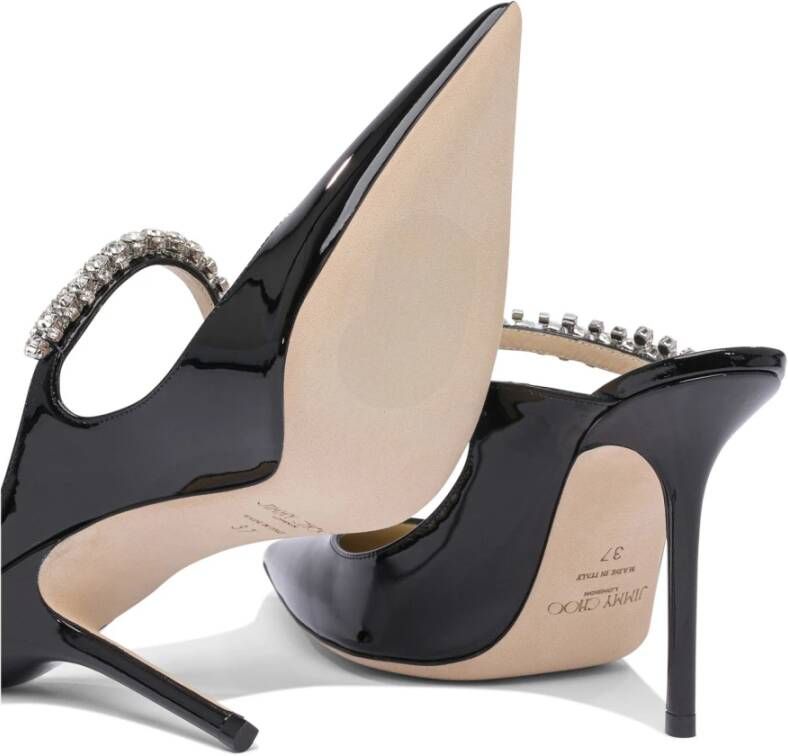 Jimmy Choo Zwarte Leren Pumps voor Vrouwen