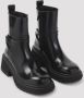 Jimmy Choo Zwarte Leren Sandalen Verhogen Stijl - Thumbnail 2