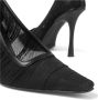 Jimmy Choo Zwarte Leren Stiletto Hak Schoenen - Thumbnail 2