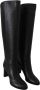 Jimmy Choo Elegante Zwarte Leren Laarzen met Hak Black Dames - Thumbnail 2