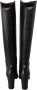 Jimmy Choo Elegante Zwarte Leren Laarzen met Hak Black Dames - Thumbnail 5