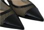 Jimmy Choo Chique puntige pumps in lak en mesh Black Dames - Thumbnail 3