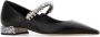 Jimmy Choo Zwarte Nappa Leren Ballerina's - Thumbnail 2