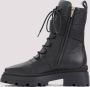 Jimmy Choo Zwarte Kalfsleren Dikke Rubberen Zool Veterschoen Black Dames - Thumbnail 2