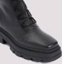 Jimmy Choo Zwarte Kalfsleren Dikke Rubberen Zool Veterschoen Black Dames - Thumbnail 3