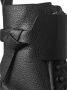 Jimmy Choo Zwarte platte enkellaarsjes van leer - Thumbnail 2