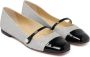 Jimmy Choo Elegante Zwarte Zilveren Ballerina Flats White Dames - Thumbnail 6