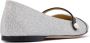 Jimmy Choo Elegante Zwarte Zilveren Ballerina Flats White Dames - Thumbnail 7