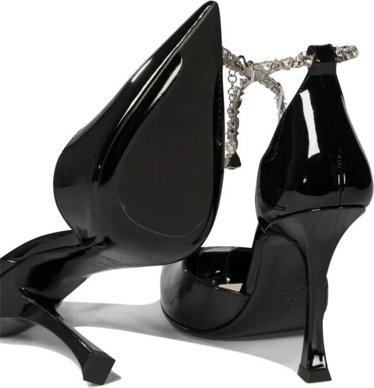 Jimmy Choo Zwarte Pumps met Kristalband