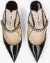 Jimmy Choo Zwarte sandalen met kristallen - Thumbnail 2