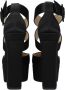 Jimmy Choo Zwarte Satijnen Sandaal Hoge Hak - Thumbnail 2