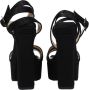 Jimmy Choo Zwarte Satijnen Sandaal Hoge Hak - Thumbnail 2
