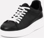 JoDis Chicago Black Leren Sneaker Black Dames - Thumbnail 2
