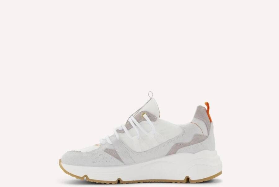 JoDis Moderne Grijze Leren Sneaker Gray Dames