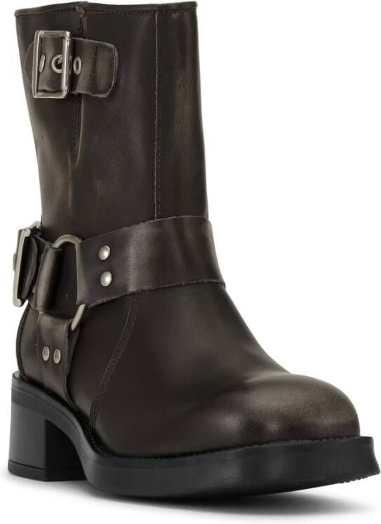JoDis Steen Grijs Biker Boots Gray Dames