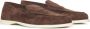 John Lobb Platte Schoenen Bruin Suède Ronde Neus Brown Heren - Thumbnail 3