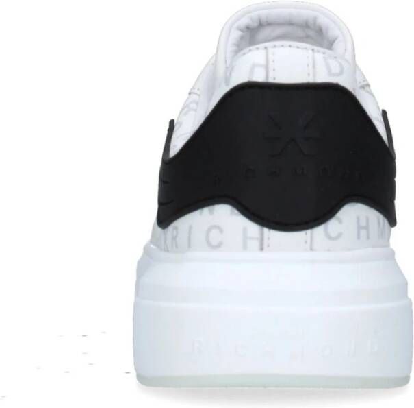 John Richmond Leren Sneakers met Vetersluiting