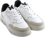 John Richmond Wit Zwart Kalfsleren Sneakers White Heren - Thumbnail 2